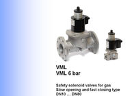 Modèle de la marque VML d'Elektrogas Safety Solenoid Valve DN10 à la taille DN80