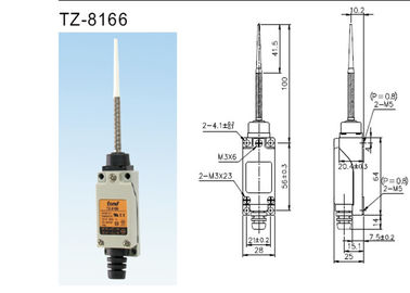 Tendez TZ-8166 rigides que modèles tendent le type en nylon de commutateur de limite de marque avec le double mécanisme de ressort