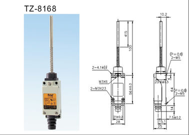 TZ-8168 tendent le type en acier conception antipoussière de ruban de ressort de commutateur de limite