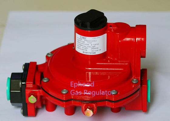 Utilisation à haute pression rouge de régulateur de gaz de Fisher R622H LPG de couleur pour faire cuire, longue durée