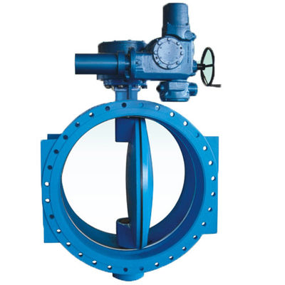 Double extrémité à flasque excentrique posée résiliente de valve motrice électrique