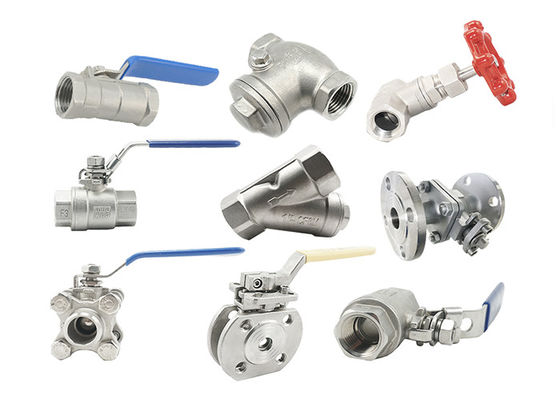 Cf8 4 résistance de feu inoxydable de robinet à tournant sphérique du robinet de bille d'acier de pouce 316 solides solubles