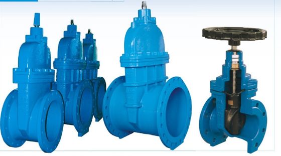 La soupape à vanne de fonte de volant de commande de 2 pouces a doucement posé la taille DN50-600 pour l'eau