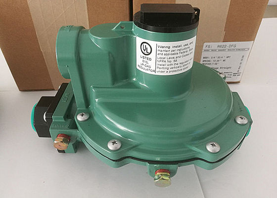 10 modèle Gas Regulator Emerson Low Pressure Lpg Regulator de livre par pouce carré R622-DFG Fisher R622