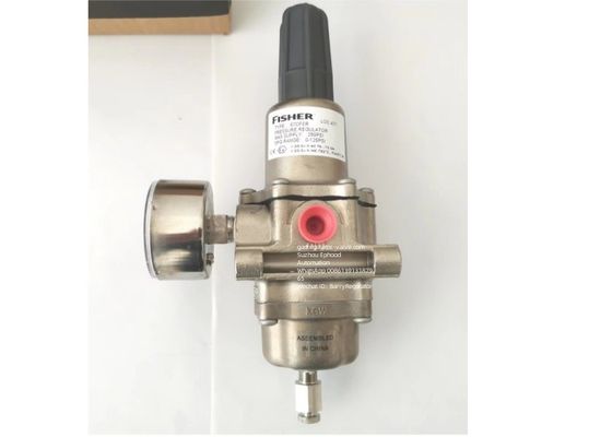 Régulateur de gaz Fisher avec corps en acier inoxydable et pression d'entrée de 250 psi pour les applications offshore